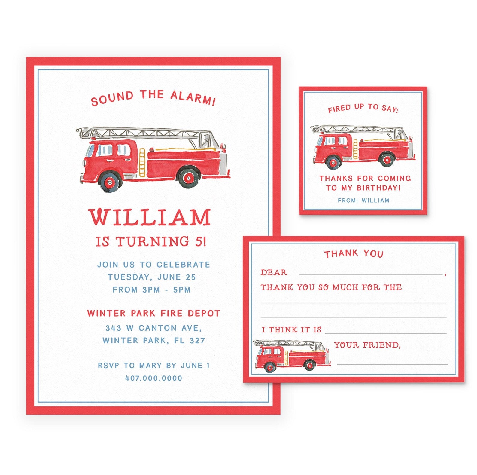 Firetruck Birthday Tag (Copy)