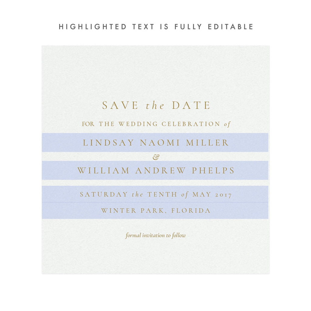 Vintage Birds Save the Date Template: Rustic Printable (PDF Instant Download)