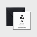 Modern Wedding Save the Date Template: Fairfax Printable (PDF)