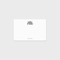 Modern Black & White Thank You Card Template: Instant PDF Download