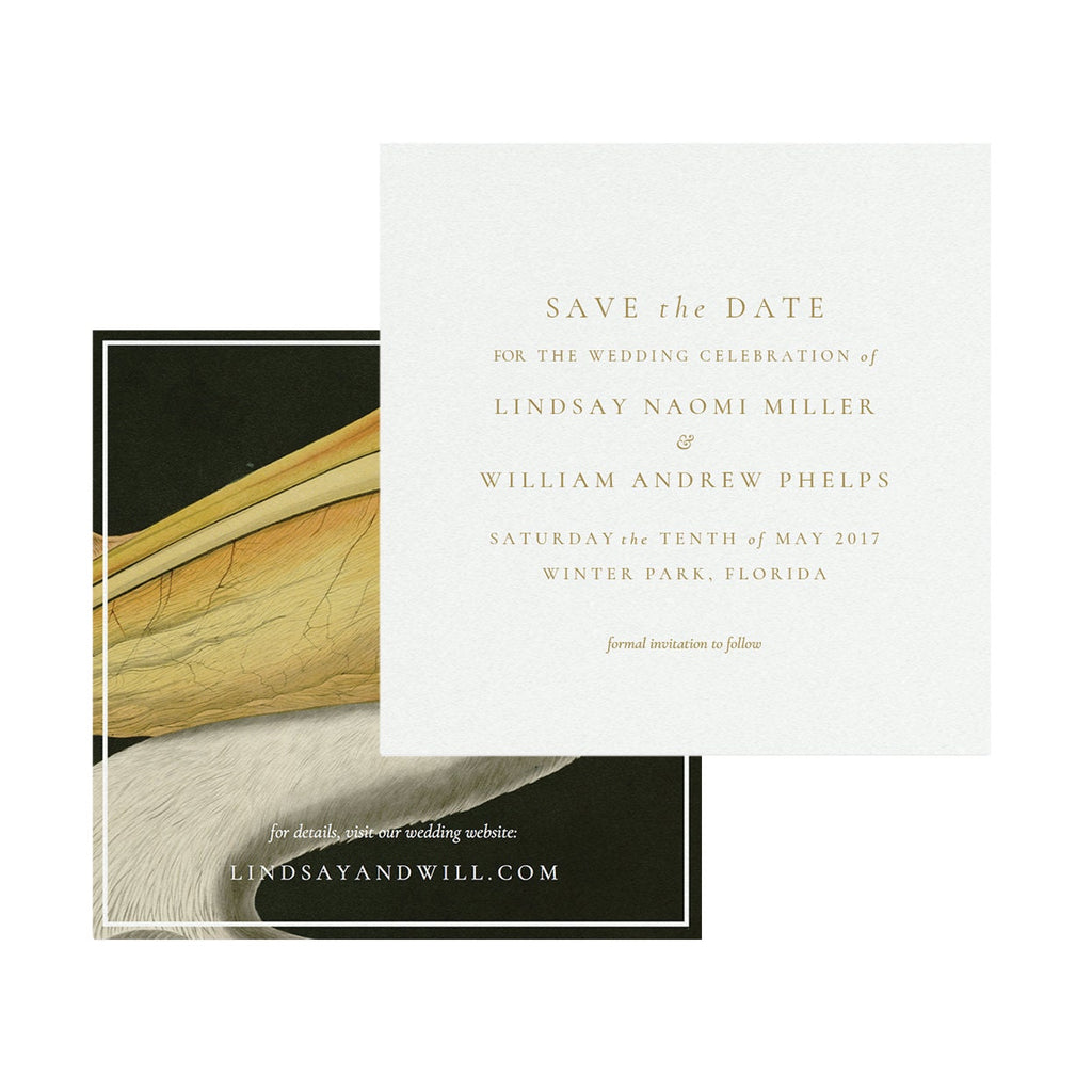 Vintage Birds Save the Date Template: Rustic Printable (PDF Instant Download)