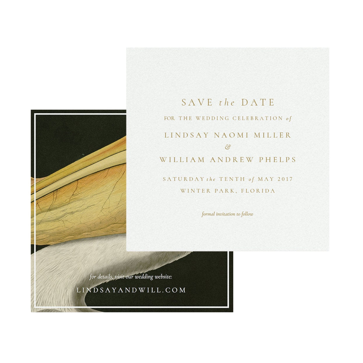 Vintage Birds Save the Date Template: Rustic Printable (PDF Instant Download)
