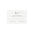 Calligraphy Wedding RSVP Card Template: Editable Printable (PDF)