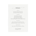 Calligraphy Wedding Menu Template: Minimalist Black, Editable PDF (Instant Download)