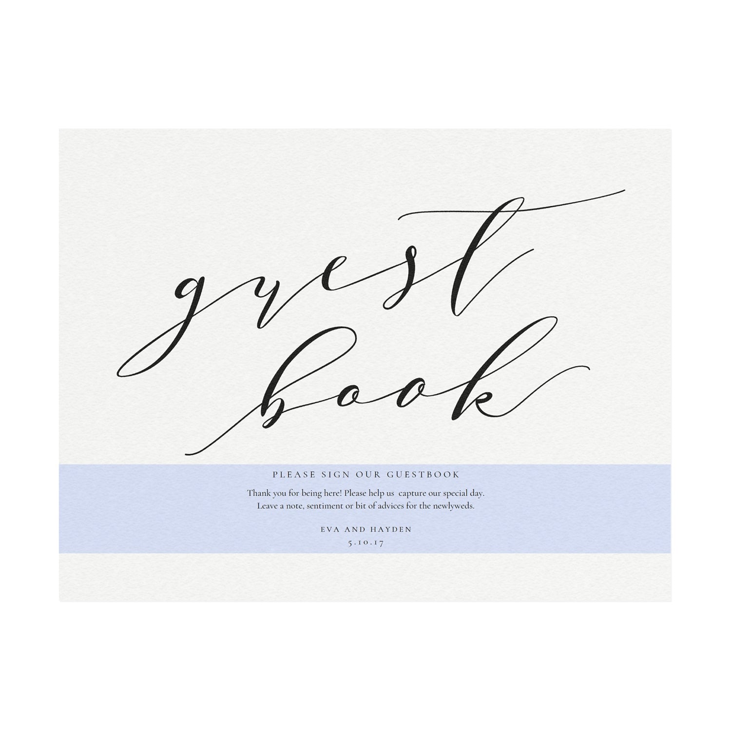 Elegant Guest Book Wedding Sign Template: Melia Design (PDF Instant Download)