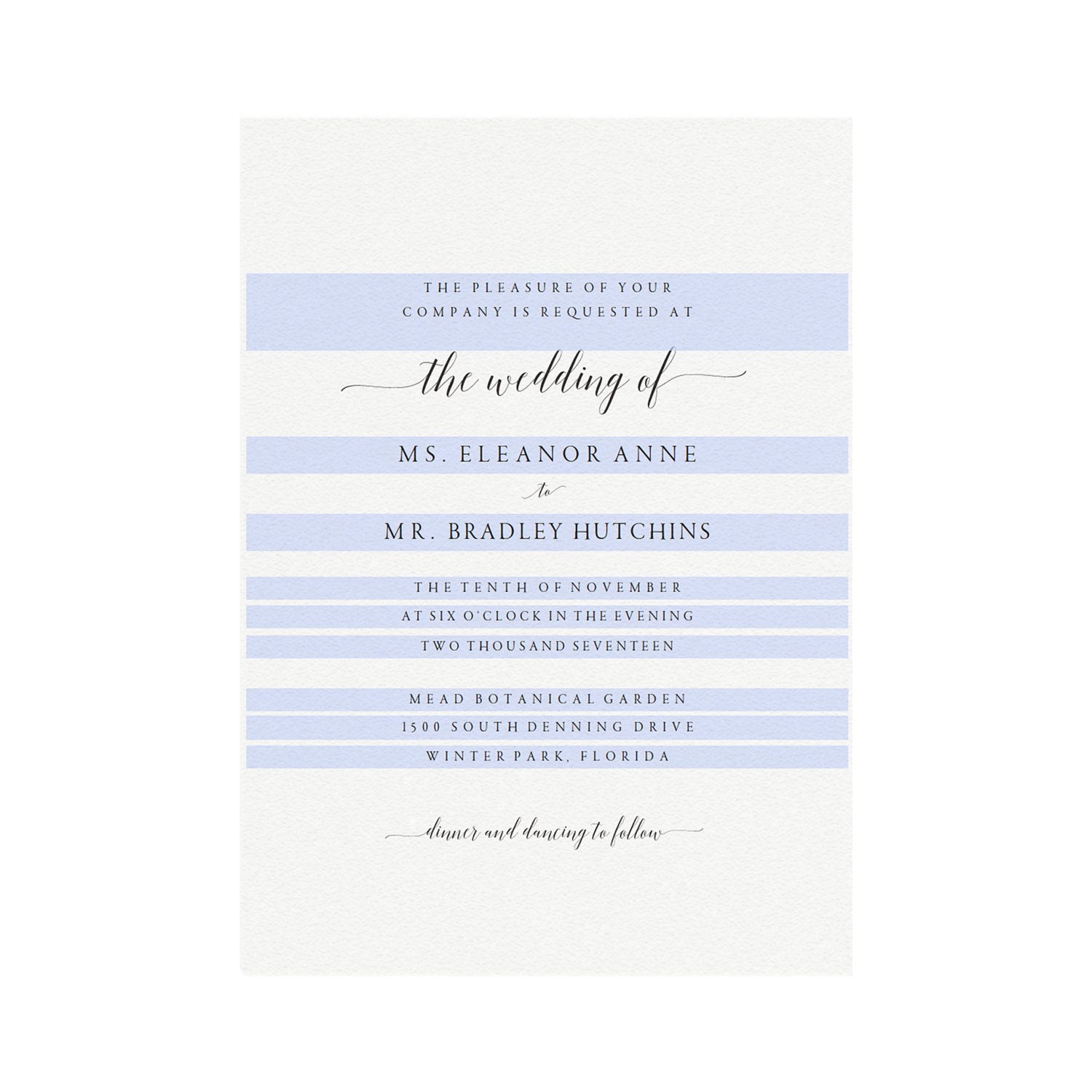 Calligraphy Wedding Invitation Template: Adel Printable Suite (PDF)
