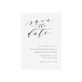 Calligraphy Save the Date Template: Elegant Script (PDF Instant Download)