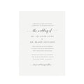 Calligraphy Wedding Invitation Template: Printable 5x7 (PDF Instant Download)