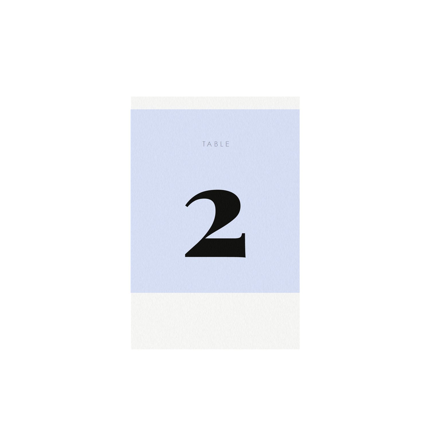 Typographic Wedding Table Number Template: Fairfax, 4x6 (PDF Instant Download)