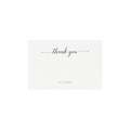 Calligraphy Wedding Thank You Card Template: Adel Printable (PDF)