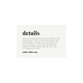 Fairfax Wedding Details Card Template: Printable Info Card (PDF Instant Download)