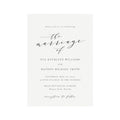 Calligraphy Wedding Invitation Template: Elegant Printable (Instant Download)