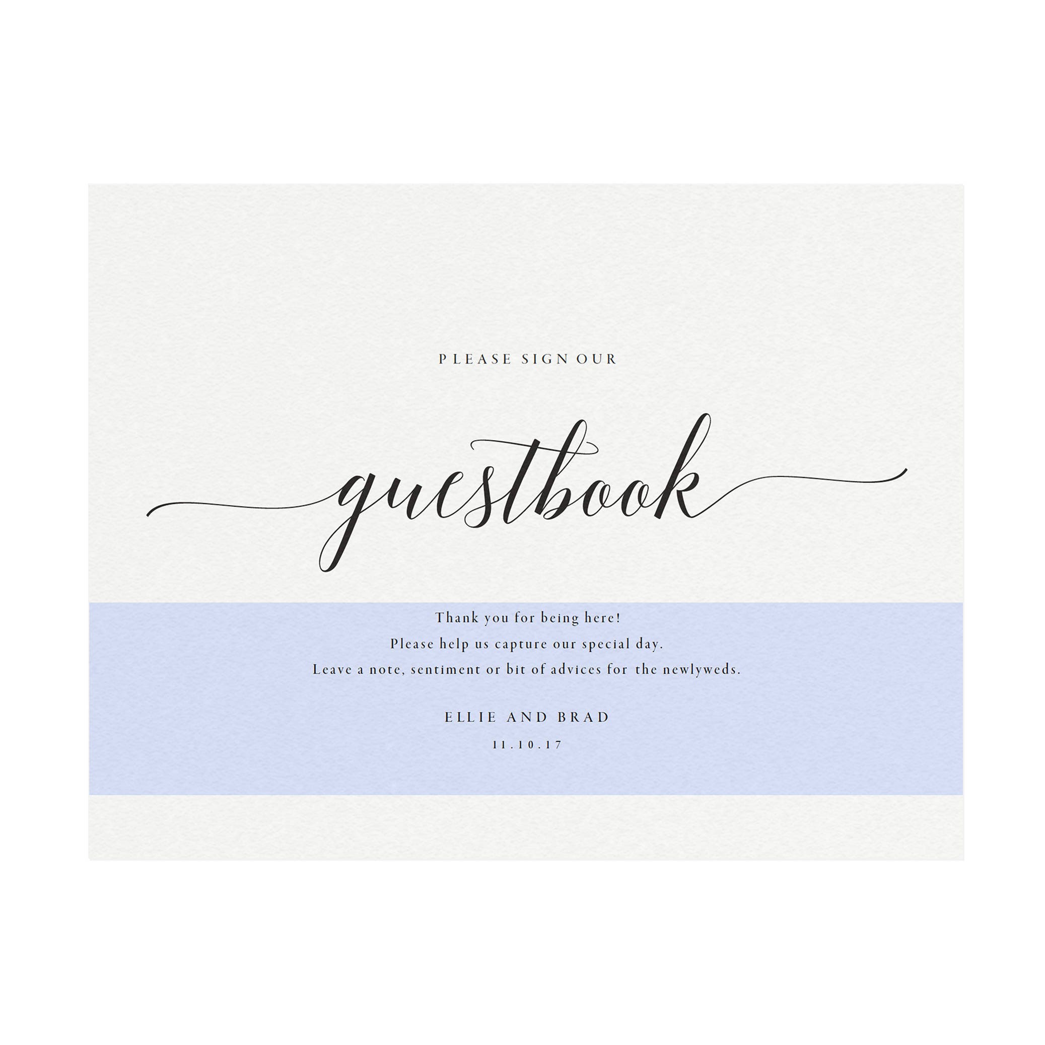 Wedding Guest Book Sign Template: Minimalist Reception Decor (PDF Instant Download)