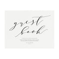 Elegant Guest Book Wedding Sign Template: Melia Design (PDF Instant Download)
