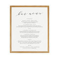 Calligraphy Bar Menu Sign Template: Wedding Reception Cocktails (PDF Download)