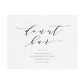 Calligraphy Donut Bar Sign: Melia Wedding Menu (PDF Download)