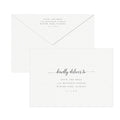 Calligraphy Wedding Invitation Envelope Template A7 (PDF Download)