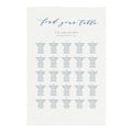 Navy Calligraphy Wedding Seating Chart Sign: Melia Design (PDF)