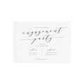 Calligraphy Engagement Party Invitation Template: Melia (PDF)