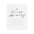 Calligraphy "In Loving Memory" Wedding Sign (PDF Instant Download)