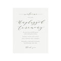 Unplugged Wedding Sign: Slate Gray Calligraphy (PDF Instant Download)