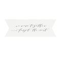 Calligraphy Wedding Banner, We Were Together Quote (PDF Download)