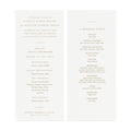 Gold Wedding Program Template: Elegant, Classic Design (PDF, Instant Download)