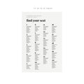 Modern Wedding Seating Chart Sign: Fairfax Printable (PDF Instant Download)