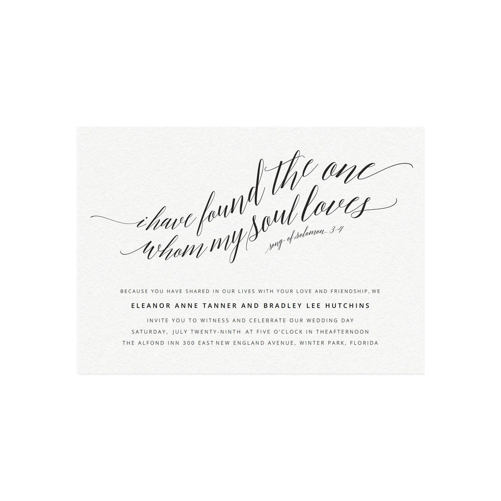 Whimsical Calligraphy Wedding Invitation Suite: Editable PDF (Instant Download)
