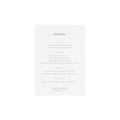 Calligraphy Wedding Menu Template: Dove Gray, Minimalist (Editable PDF)