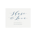 Navy Wedding Hashtag Sign: Share the Love Template (Digital Download)