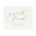 Gold Guest Book Wedding Sign Template (PDF Instant Download)