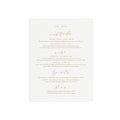 Calligraphy Bar Menu Sign: Gold Wedding Cocktails (PDF)