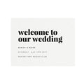 Modern Wedding Welcome Sign Template: Fairfax Printable (PDF Download)