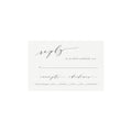 Black Calligraphy Wedding RSVP Template: 4x6 Meal Options (PDF Instant Download)