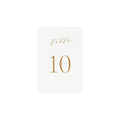 Gold Calligraphy Wedding Table Numbers: Melia Printable (PDF)