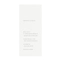 Minimalist Wedding Invitation Template: Gwen, 4x9 (Editable PDF)