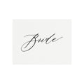 Bride and Groom Chair Signs: Minimalist Reception Decor (PDF Instant Download)
