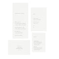 Minimalist Calligraphy Wedding Invitation Template: Gwen Suite (DIY Instant Download)