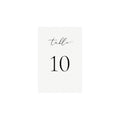 Calligraphy Wedding Table Numbers: Reese Printable Template (PDF)