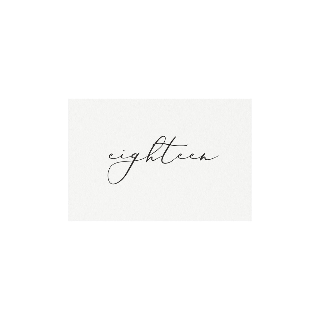 Calligraphy Table Numbers 1-40: Fine Art Wedding Decor (PDF Instant Download)