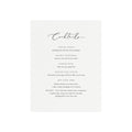 Calligraphy Cocktails Menu Sign: Wedding Bar Printable (PDF Download)