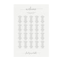 Gray Calligraphy Wedding Seating Chart Template (PDF Instant Download)