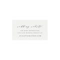 Melia Wedding Website Card Template: Elegant Black Lettering (PDF Download)