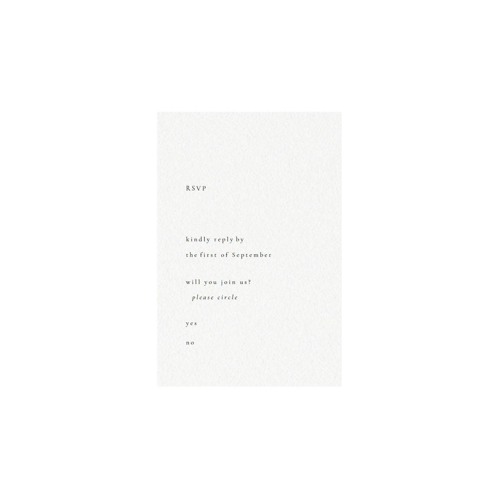 Minimalist Wedding RSVP Card Template 4x6 (PDF Instant Download)