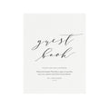 Wedding Guest Book Sign: Melia Portrait Template (PDF Instant Download)
