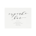 Calligraphy Cupcake Bar Sign: Wedding Dessert Menu (PDF Download)