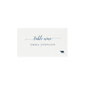 Adel: Printable Escort Cards with Meal Icons Template in Navy Blue, 3.5x2, 1-20 Tables and Head Table AVERY 5302 Entree PDF Instant Download