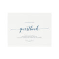 Navy Blue Wedding Guest Book Sign: Printable Template (PDF)