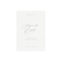 Minimalist Calligraphy Save the Date Template: Gravel Gray (PDF Instant Download)